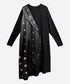 Black Mesh Layered Skirt